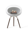Biokominek White Ground Wood Low - Le Feu