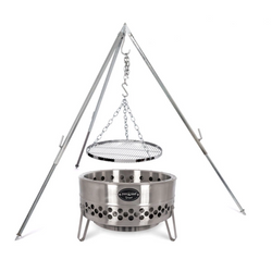 Zestaw palenisko Tyropit, trójnóg d1, ruszt stalowy H-grate50 PETROMAX