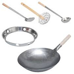 Zestaw Wok set ze stali węglowej - Monolith