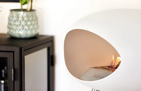 Biokominek White Ground Wood Low - Le Feu