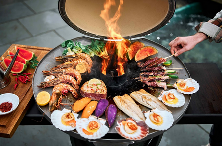 Grill ceramiczny Monolith Avantgarde LeChef + stelaż