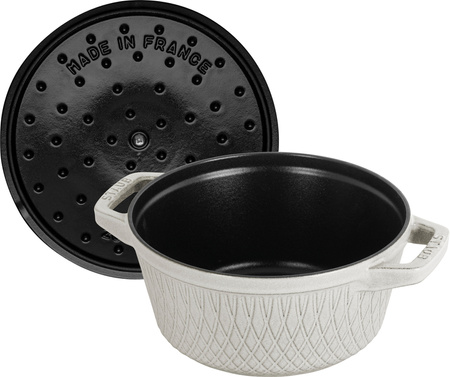 Staub Special Cocotte - garnek żeliwny okrągły 2.3 ltr, truflowy