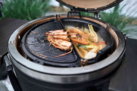 Grill ceramiczny Monolith Avantgarde LeChef + stelaż