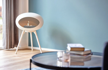 Biokominek White Ground Wood Low - Le Feu