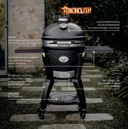 Grill ceramiczny Monolith AVANTGARDE CLASSIC ze stelażem