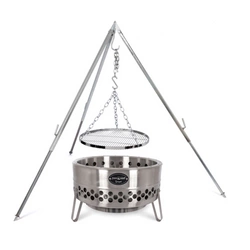 Zestaw palenisko Tyropit, trójnóg d1, ruszt stalowy H-grate50 PETROMAX