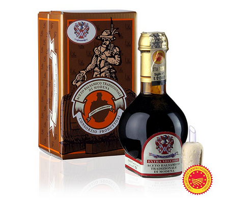 Tradycyjny ocet balsamiczny z Modeny DOP/g.U, Extravecchio, 25 lat., Malpighi, 100 ml